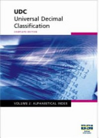 Image of UDC Universal Decimal Classification Standard Edition Volume 2: Alphabetical Index