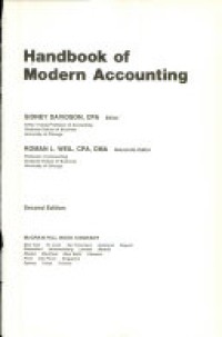 Image of Handbook of Modern Accounting Second Edition