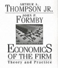 Image of Economics of The Firm: Theory and Practice sixth edition